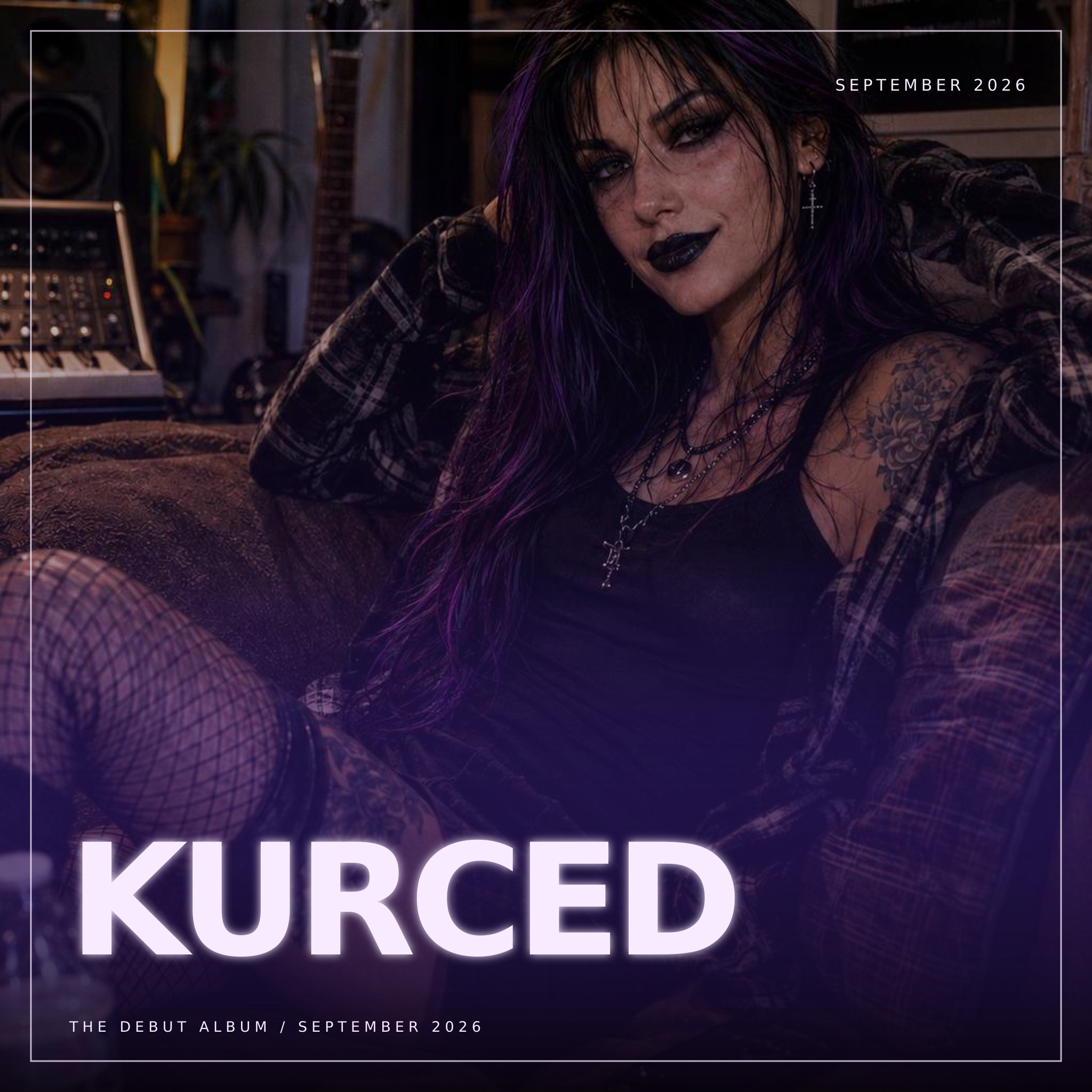 Kurced debut album-era cover art